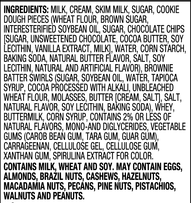 Great Value Cookie Kraken Ice Cream, 48 fl oz