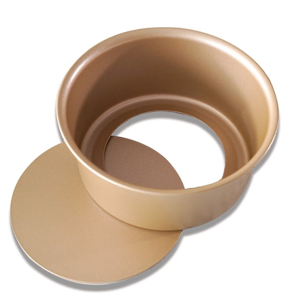 Cateissary Molde para hornear de 6/8 pulgadas, molde antiadherente para pasteles, borde de rollo de acero al carbono, de cocina con 6 pulgadas