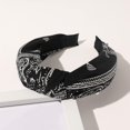thumbnail image 5 of BINGLI Bandana Headbands For Women Knotted Headband For Women Red Bandana Headband Hair Bandanas Head Bands For Women's Hair Vintage Boho Headbands Non Slip, 5 of 9