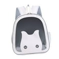 thumbnail image 4 of Bunblic Dog Backpack Carrier for Dogs Puppy Rabbits Carrying Bag for Camping Outdoor white, 4 of 8