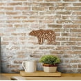 thumbnail image 6 of Creative Natural Wooden Wall Hanging Decoration Wall Art Ornament with Hook Hanger Bear Mountain Pattern 300x170x6mm, 6 of 7