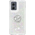 thumbnail image 2 of Case for Motorola Moto Edge 5G 2024 Case Glitter Liquid with Ring Kickstand, Cute Clear Flowing Quicksand Soft TPU Protective Grils Women Bling Case for Moto Edge 5G 2024 Colorful YBR, 2 of 14