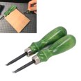 thumbnail image 4 of Leather Edge Beveler Leather Beveler Leather Edge Skiving Beveler Leather Cutting Knife 2 Sets Leather Edge Beveler Professional Alloy Steel Leather Edge Skiving Beveler DIY, 4 of 8