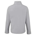 thumbnail image 3 of Women's Cutter & Buck  Gray Los Angeles Rams Hunts Point Eco Half-Snap Sweatshirt, 3 of 3