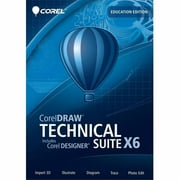 Corel ESDCDTSX6ENA CorelDRAW Technical Suite X6 (Edu) ESD Software (PC) (Digital Code)