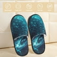 thumbnail image 2 of Fotbe Futuristic Jet Ski Adventure Pantuflas Peludas para Mujer con Estampado, Zapatillas de Peluche, Zapatos de Invierno para Casa, Uso Interior y Exterior-Large, 2 of 8