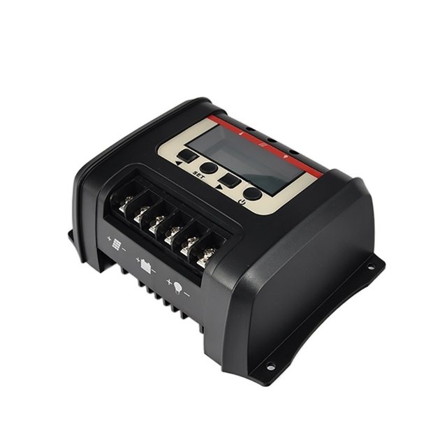 Solar Controller PWM 12V/24V 30A 40A With LCD Backlight Display Solar Battery Automatic Solar Cells Charging Board Controller ,Easy to Use