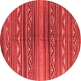 thumbnail image 1 of Ahgly Company Indoor Round Southwestern Red Country Area Rugs, 7' Round, 1 of 4
