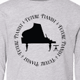 thumbnail image 4 of Inktastic Future Piano Player Long Sleeve Youth T-Shirt, 4 of 5