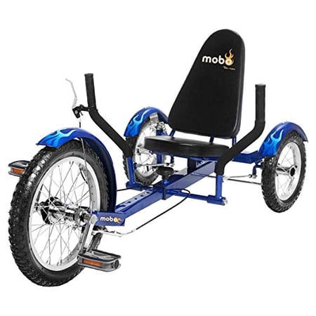 Mobo Triton Recumbent Trike Kids 3Wheel Bike Youth Cruiser Tricycle