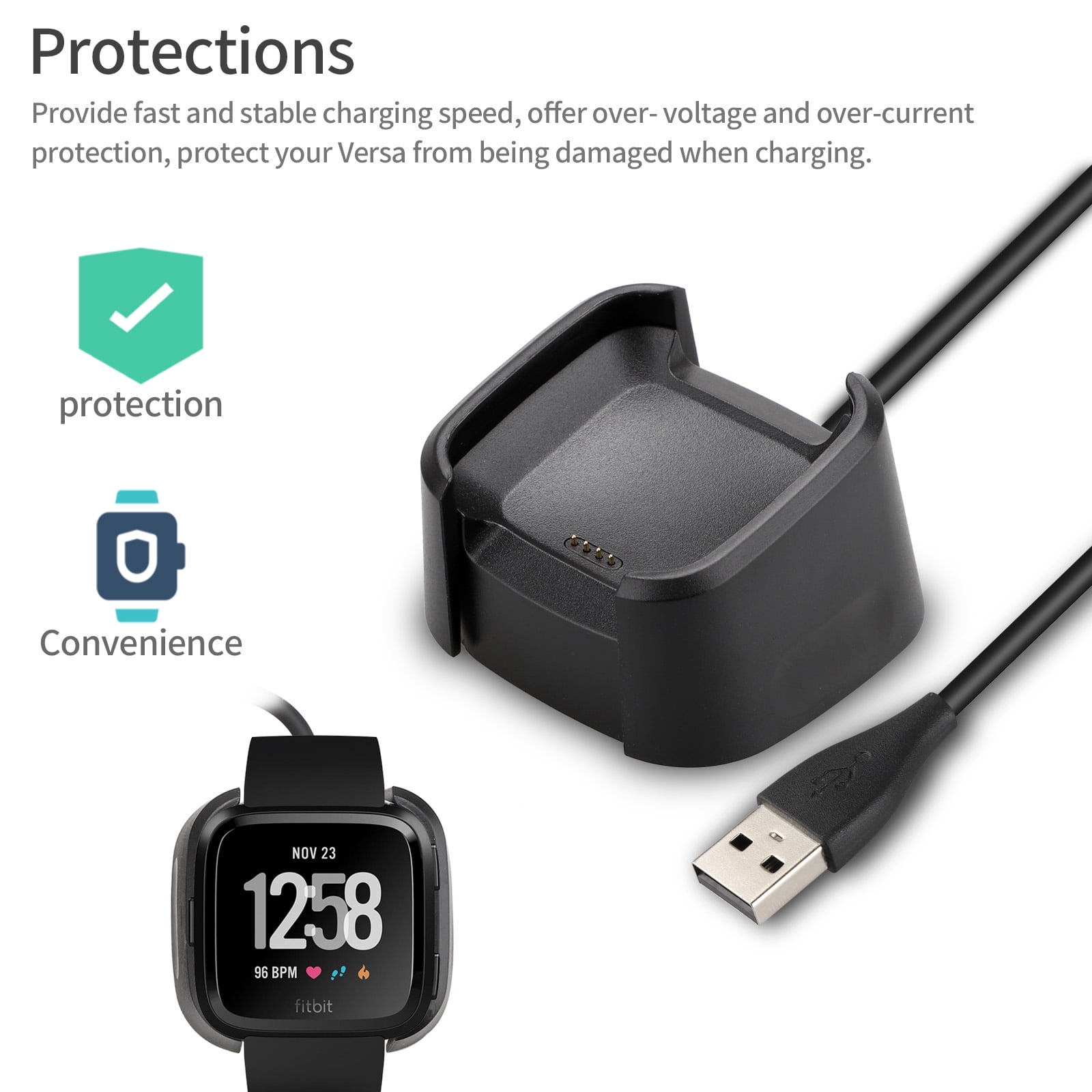 fitbit versa charger walmart