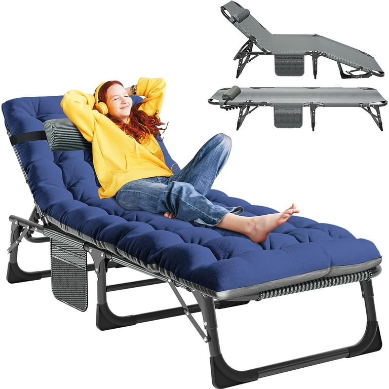 ABORON Folding Camping Cot for Adults Adjustable 5 Position