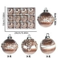 thumbnail image 2 of Set de Adornos Navideños de Terciopelo y Cristal de 6 Cm | Decoraciones Navideñas de Lujo | Paquete de 12, 2 of 5