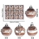 thumbnail image 2 of Set de Adornos Navideños de Terciopelo y Cristal de 6 Cm | Decoraciones Navideñas de Lujo | Paquete de 12, 2 of 5