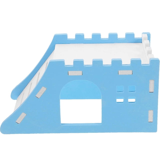 Here's a polished and engaging product description for your **Small Animal Hide House**:\n\n \n\n**Decorative Hamster Hide House with Ramp – A Cozy