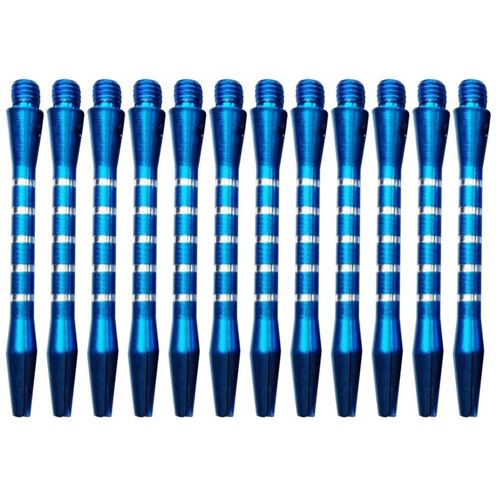 12pcs Aluminium Alloy Darts Shaft Thread Dart Stems 45mm Length Dart Stem Barrel 