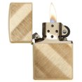 thumbnail image 4 of Zippo Diagonal Weave Brass Pocket Lighter, 4 of 7