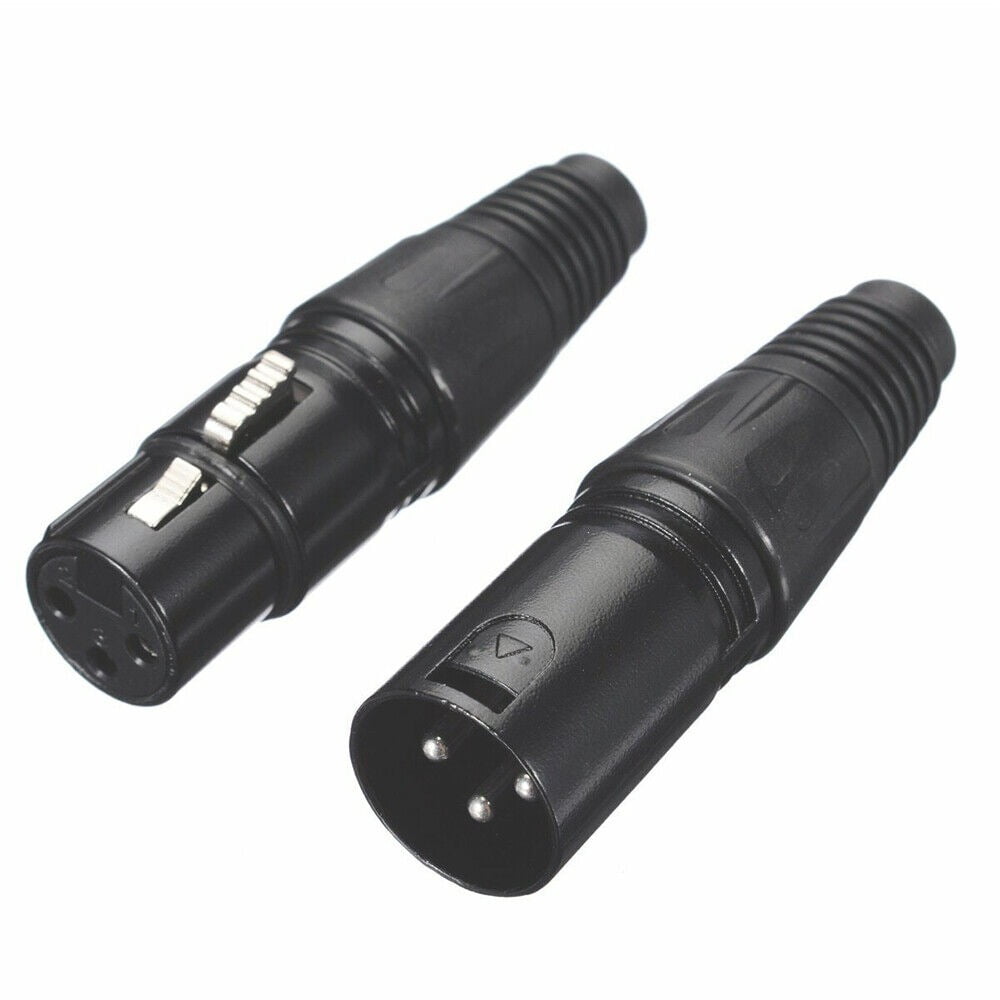 Cocobaby 10/20/30/40Pair Microphone Connector XLR DMX 3 Pin Male&Female MIC Connector Plug Audio