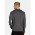 thumbnail image 4 of George Men's and Big Men's Henley Tee with Long Sleeves, Sizes S-3XL, 4 of 6