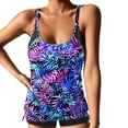 thumbnail image 1 of MKLEKYY Trajes De Baño Mujer 2 Piezas Women'S Swimwear Tankini 2 Piece Normal Swimsuit High Waisted Bathing Suits Sports Vacation Sexy / Strap / New / Padded Bras / Strap Swimsuit, 1 of 4
