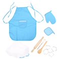 thumbnail image 2 of Fosa Rôle de Chef pour Enfants, Prévient les Brûlures Jeu de Rôle de Chef, Renforce la Compétence et la Confiance Sangles Réglables pour Enfants Filles Cuisine Maison, 2 of 8