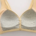 thumbnail image 3 of cfhntfmh Everyday Bras for Women Wireless Comfort V Neck Push up Bralettes Soft Breathable Front Closure Buttons Bralettes, 3 of 6