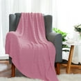 thumbnail image 2 of Unique Bargains 100% Cotton Cross Cable Knit Throw Blanket For Sofa Couch Bed Home Bedding,, 2 of 10