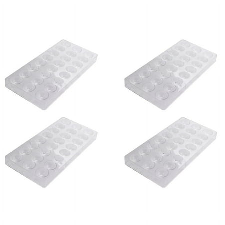 

4X 24 Holes Semi Sphere Chocolate Mould Polycarbonate Chocolate Bar Mold Half Ball Candy Maker Mold Bakeware