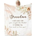 thumbnail image 1 of LHSHID Grandma Gifts Gifts for Grandma Blanket Grandma Birthday Gifts Grandma Gifts from Grandchildren Grandma Gift Ideas Best Great Grandma Gifts Grandmother Gifts Christmas 40"x50", 1 of 7
