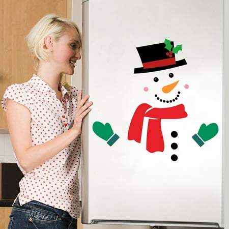 

Christmas Decorations Christmas Snowman Refrigerator Magnets Large Self Adhensive Refrigerator Magnets Stickers For Christmas House Decorations Fridge Metal Door Garage Household Stickers Flash Deal