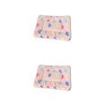 thumbnail image 3 of relayinert Polyester Washable And Machine Washable Pet Mat For Easy Cleaning Soft And Breathable Pet Bed pink heart 30*40cm 2Set, 3 of 6