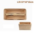 thumbnail image 1 of (Special Offers!) Bag Organizer Felt Fabric Insert 25 30 35 Makeup Handbag, 1 of 5