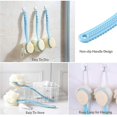 thumbnail image 5 of 2 In 1 Bath Body Brush With Soft Loofah And Bristles Back Scrubber With Curved Long Handled Shower Brush Banmo, 5 of 5