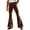 Coffee, variant on ZHOGXU Dress Pants For Men Velvet Belt Flare Wide Leg Pants Casual Soft Trousers For Everyday Wear,Coffee,S