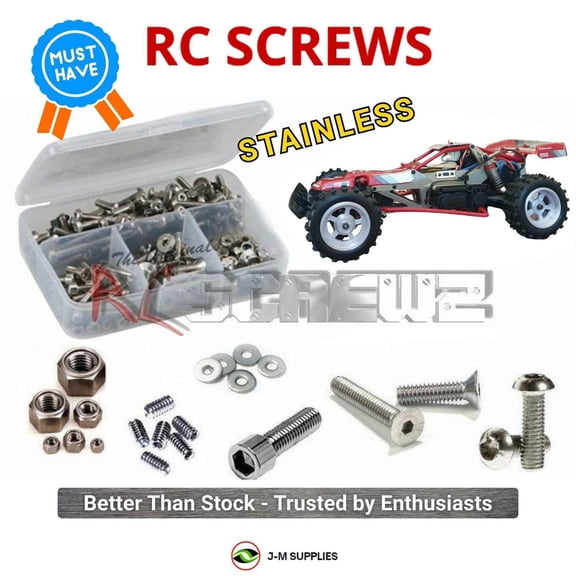 RCScrewZ Stainless Steel Screw Kit mau002 for Marui Samurai 4WD 1/10th Buggy | SET