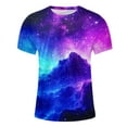 thumbnail image 5 of Fznquz Short Sleeve Shirts for Men Summer Round Neck Tees Casual Tie Dye Men's Shirt XXXXL, 5 of 5