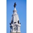 thumbnail image 2 of Statue of William Penn high atop City Hall in downtown Philadelphia  Pennsylvania Print by Panoramic Images, 2 of 2