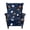 Pumpkin Ghost Bat Cat Spider Web, variant on Jiueut Blue Dragonfly Flower Print Wingback Chair Cover Slipcovers 2 Piece Stretch Wing Chair Covers Spandex Sofa Armchair Cover Non-Slip Furniture Protector for Living Room