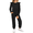 Black, variant on Arshiner Girls 2 Piece Outfits Long Sleeve Ruffled Tops and Pants with Pockets Clothing Set