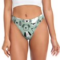 thumbnail image 1 of Balery Puppy Tangas de Algodón para Mujer con Estampado – Ropa Interior Sexy, Transpirable, G-string-Small, 1 of 6