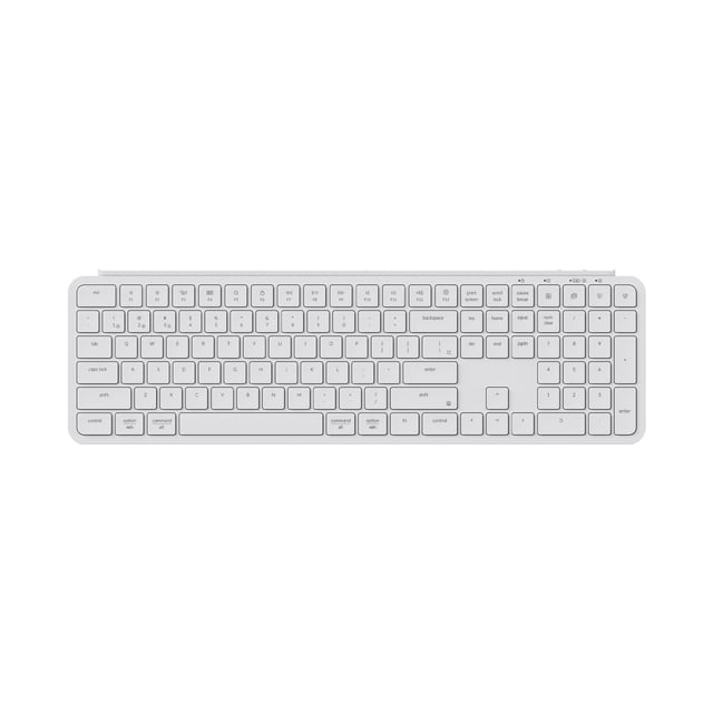 Teclado inalámbrico Keychron B6 Pro de tamaño completo ZMK blanco marfil