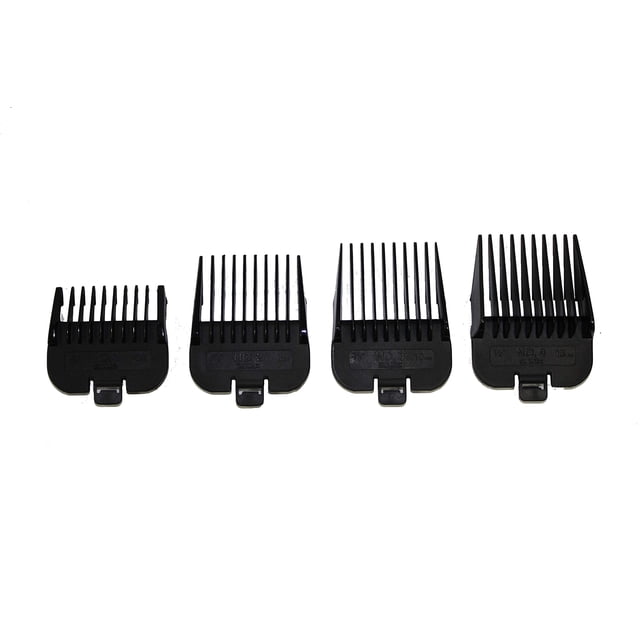 Set de peines Andis 21318 para Animal Black (paquete de 4)