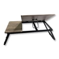 thumbnail image 4 of ITY International - Adjustable Folding Bed Tray, Taupe Gray Wood Pattern, 4 of 6