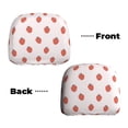 thumbnail image 6 of Kdxio Strawberry Pattern Print 2 Piece Car Head Rest Covers Set Auto Front/Rear Seats Headrest Cover Universal Fit Most Cars,Sedan, SUV, 6 of 9