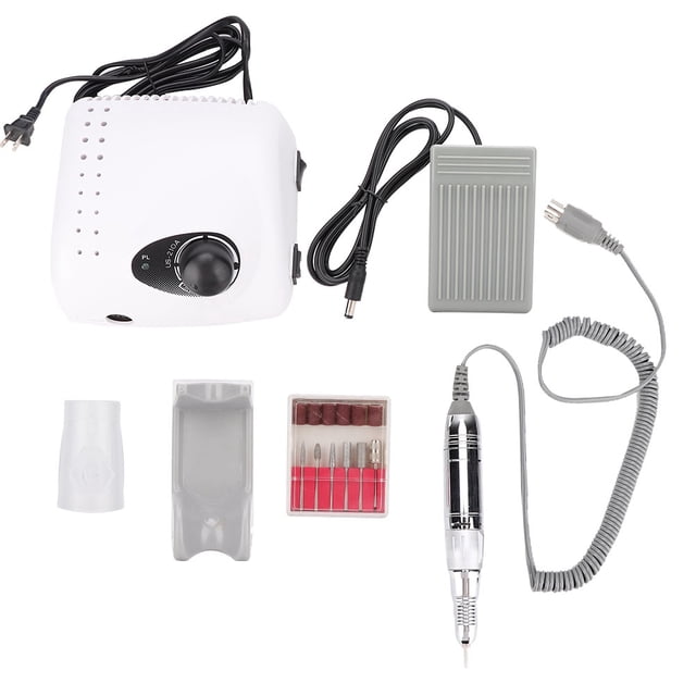 Sailing Taladro de uñas eléctrico profesional - 35000 RPM, herramienta de manicura y pedicura, enchufe estadounidense de 110 V