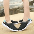thumbnail image 4 of Casual Men Summer Hollow Mesh Clog Slip-on Slippers Non Slip Shoes Beach Mules, 4 of 7