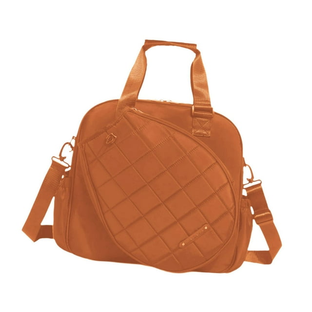S SERENABLE Tennis Racket Bag Racket Pocket Waterproof Women Men Portable Tennis Handbag Brown