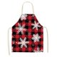 thumbnail image 1 of Navidad Ajustable Negro Y Rojo A Cuadros Delantal Antiaceite Y Antiincrustante Delantal De Cocina Para Hornear Advancent HA043623-05, 1 of 6