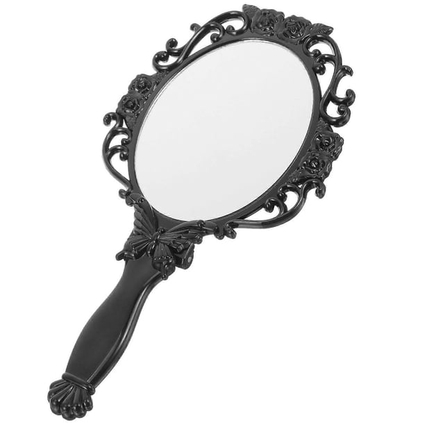 Rose Flower Design Folding Makeup Mirror Handheld Mirror Women Mirror for Home