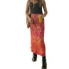 E-Girl Y2K Retro Midi Skirt High Waist Tie Dye Printed Harajuku Vintage Skirt 90s Women Streetwear Beach Dress